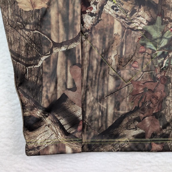 Under Armour Fleece Lined Heavy Shirt Sz Medium Camo Scent Control Mossy Oak - Picture 5 of 11